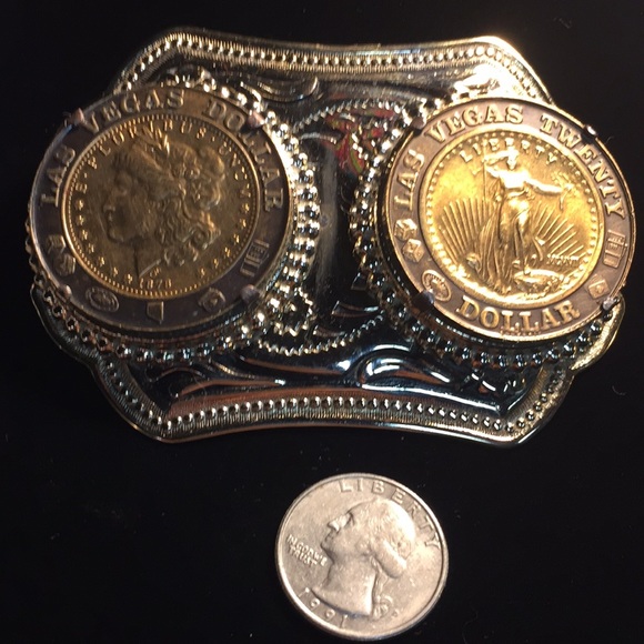 Vintage Las Vegas High Roller Belt Buckle - Picture 7 of 7